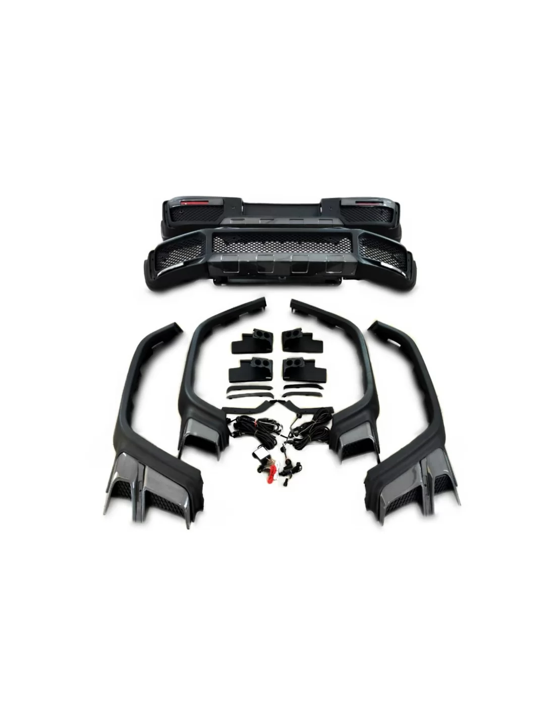  - Mercedes-Benz - Brabus Widestar bodykit met carbon inzetstukken voor Mercedes-Benz W463A G-Klasse - 9 - Verhoog uw Mercedes-B