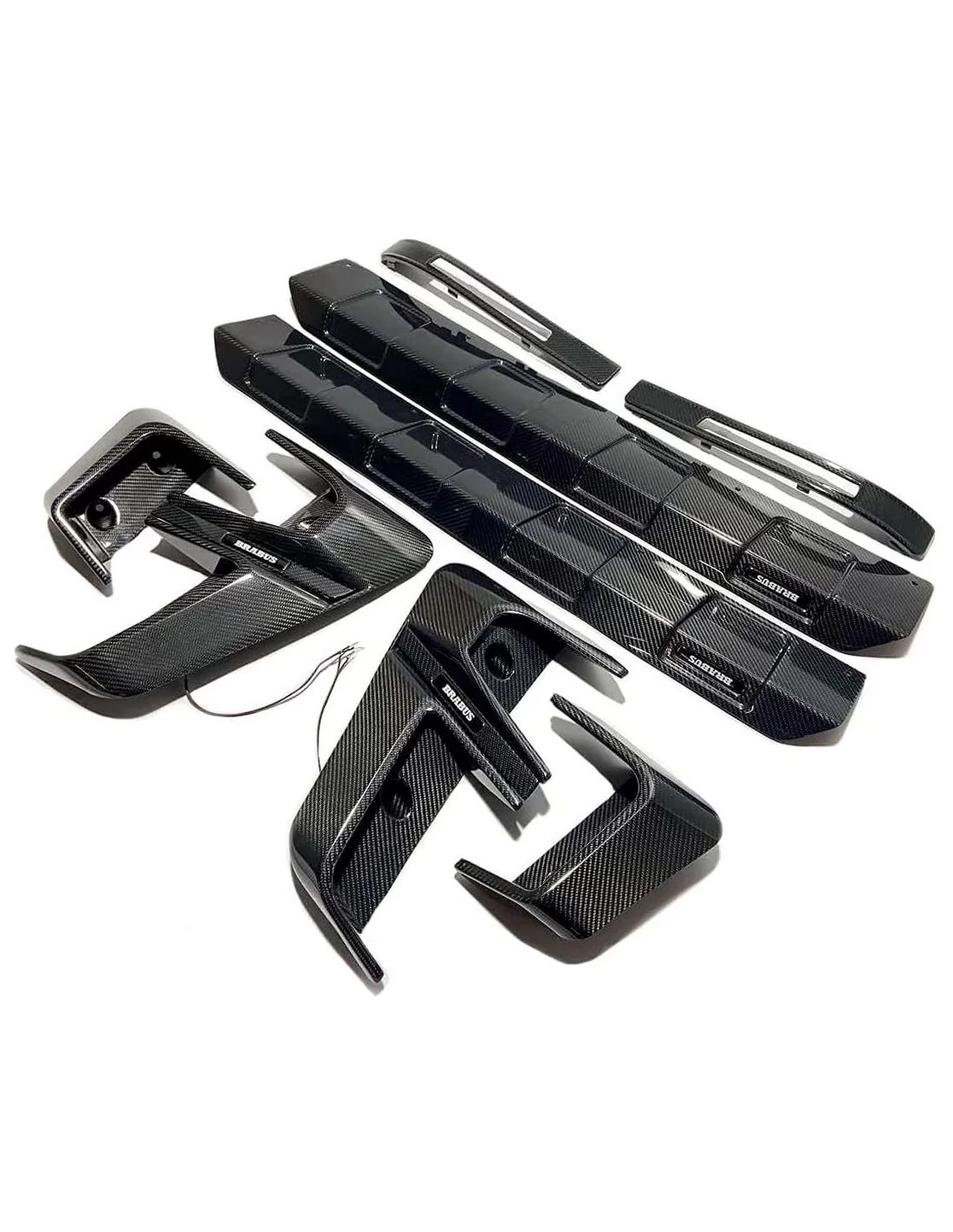  - Mercedes-Benz - Brabus Widestar bodykit met carbon inzetstukken voor Mercedes-Benz W463A G-Klasse - 5 - Verhoog uw Mercedes-B