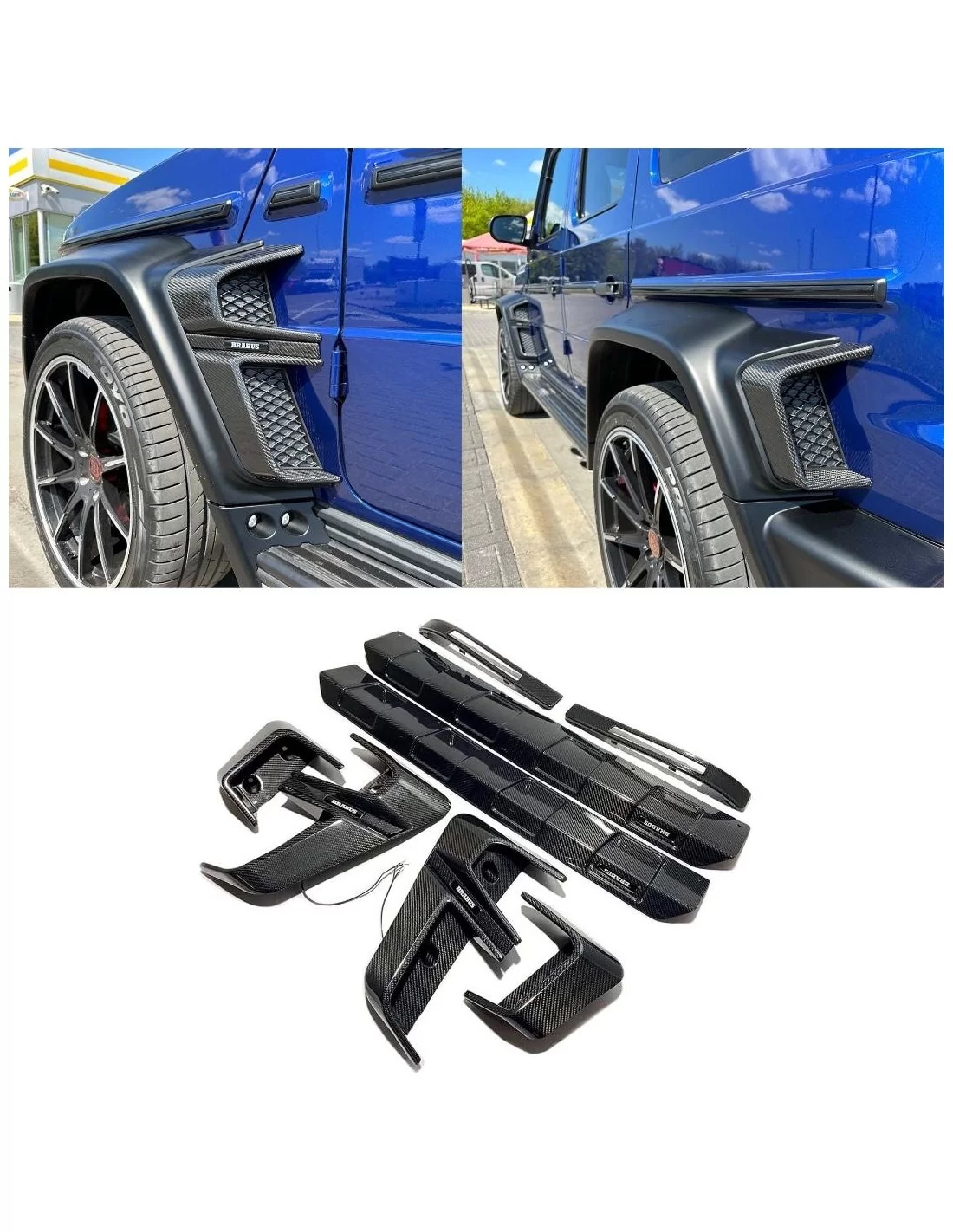 - Mercedes-Benz - Brabus Widestar karossats med kolfiberinsatser för Mercedes-Benz W463A G-Klass - 7 - Lyft din Mercedes-Benz W  - Mercedes-Benz - Brabus Widestar karossats med kolfiberinsatser för Mercedes-Benz W463A G-Klass - 7 - Lyft din Mercedes-Benz W