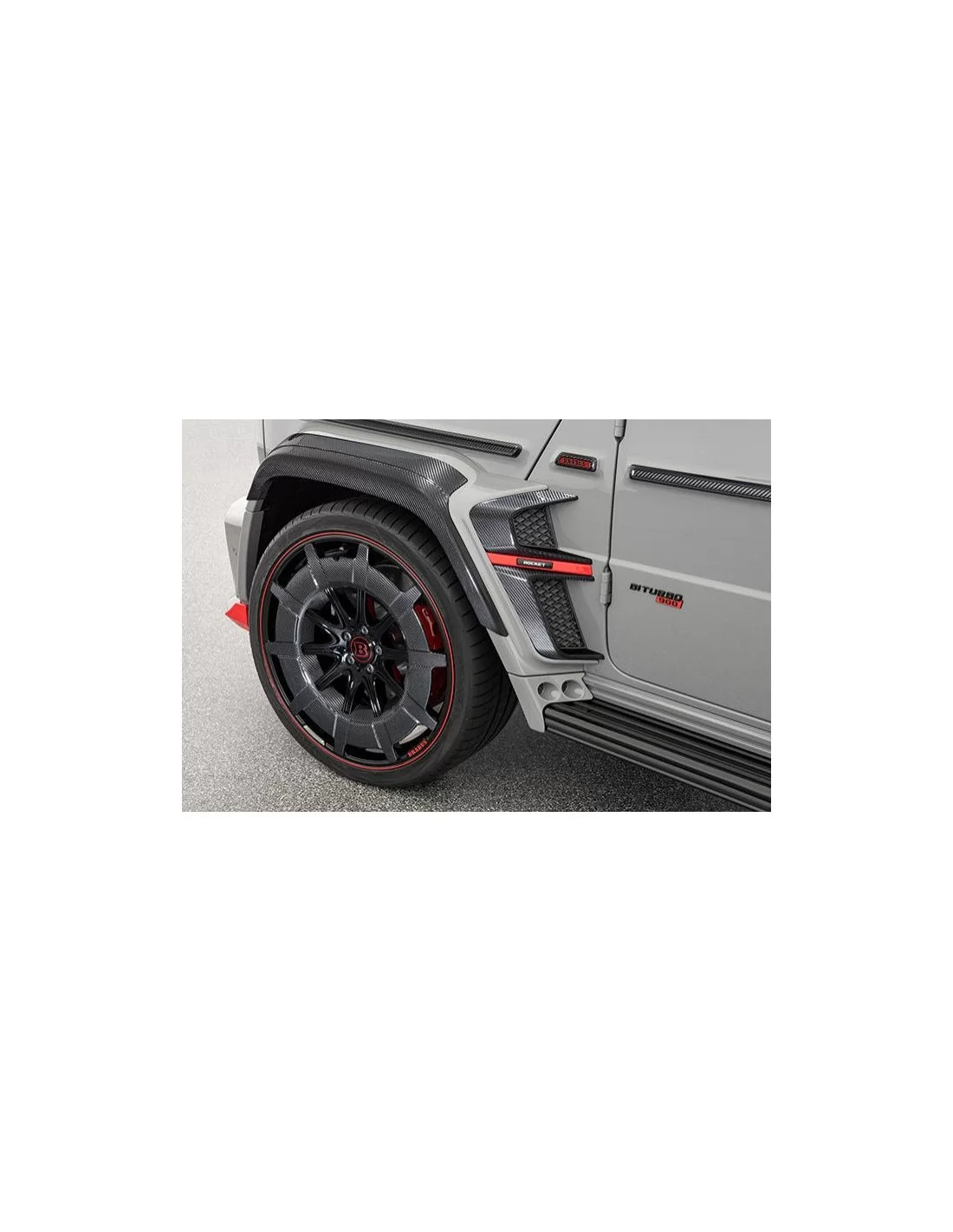 - Mercedes Benz - Kit de carrocería de fibra de carbono Brabus Rocket estilo G900 + kit de carrocería de plástico Widestar para - Mercedes Benz - Kit de carrocería de fibra de carbono Brabus Rocket estilo G900 + kit de carrocería de plástico Widestar para