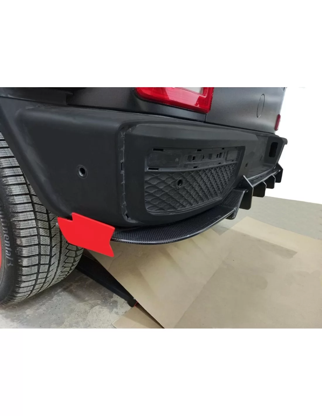  - Mercedes Benz - Kit carrozzeria in fibra di carbonio Brabus Rocket G900 + kit carrozzeria Widestar in plastica per Mercedes-B