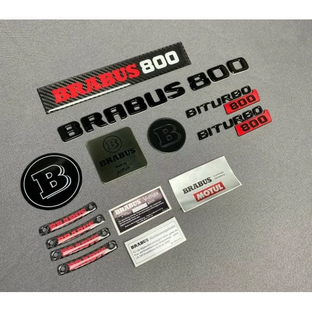 - logo & Emblems - Brabus 800 insignias pegatinas emblemas logotipo 36 piezas juego para Mercedes-Benz - 1 - ¡Compre el Brabus   - logo & Emblems - Brabus 800 insignias pegatinas emblemas logotipo 36 piezas juego para Mercedes-Benz - 1 - ¡Compre el Brabus