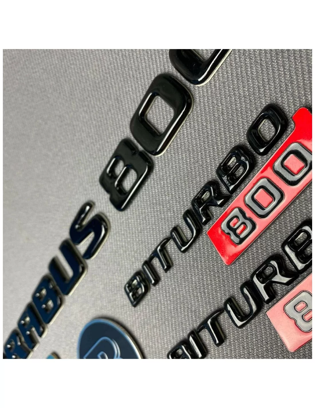  - Logos & Emblems - ブラバス 800 バッジ ステッカー エンブレム ロゴ 36個セット メルセデスベンツ用 - 5 - Logos & Emblems ブラバス 800 バッジ ステッカー エンブレム ロゴ 36個セット メルセデス