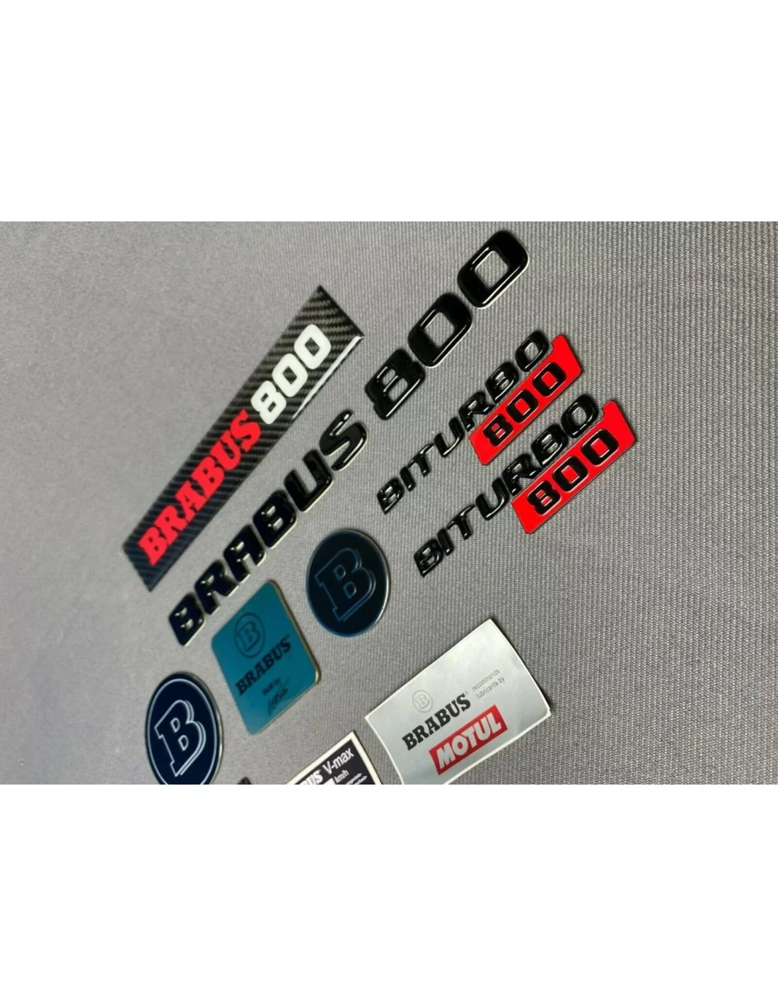  - Logos & Emblems - Brabus 800 badges stickers emblems logo 36 pcs set for Mercedes-Benz - 7 - Buy the Brabus 800 Badges Sticke