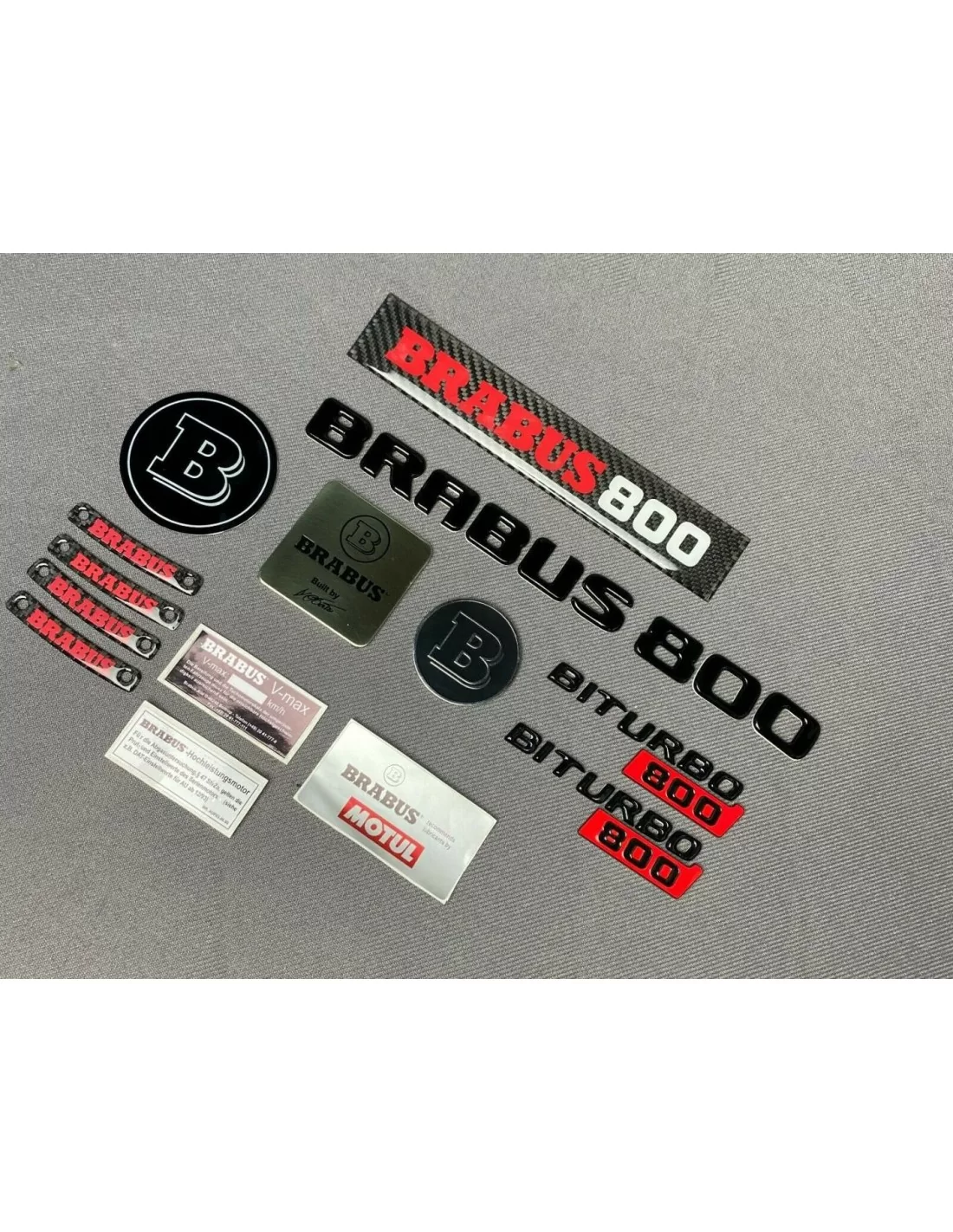  - Logos & Emblems - Brabus 800 badges stickers emblems logo 36 pcs set for Mercedes-Benz - 11 - Buy the Brabus 800 Badges Stick