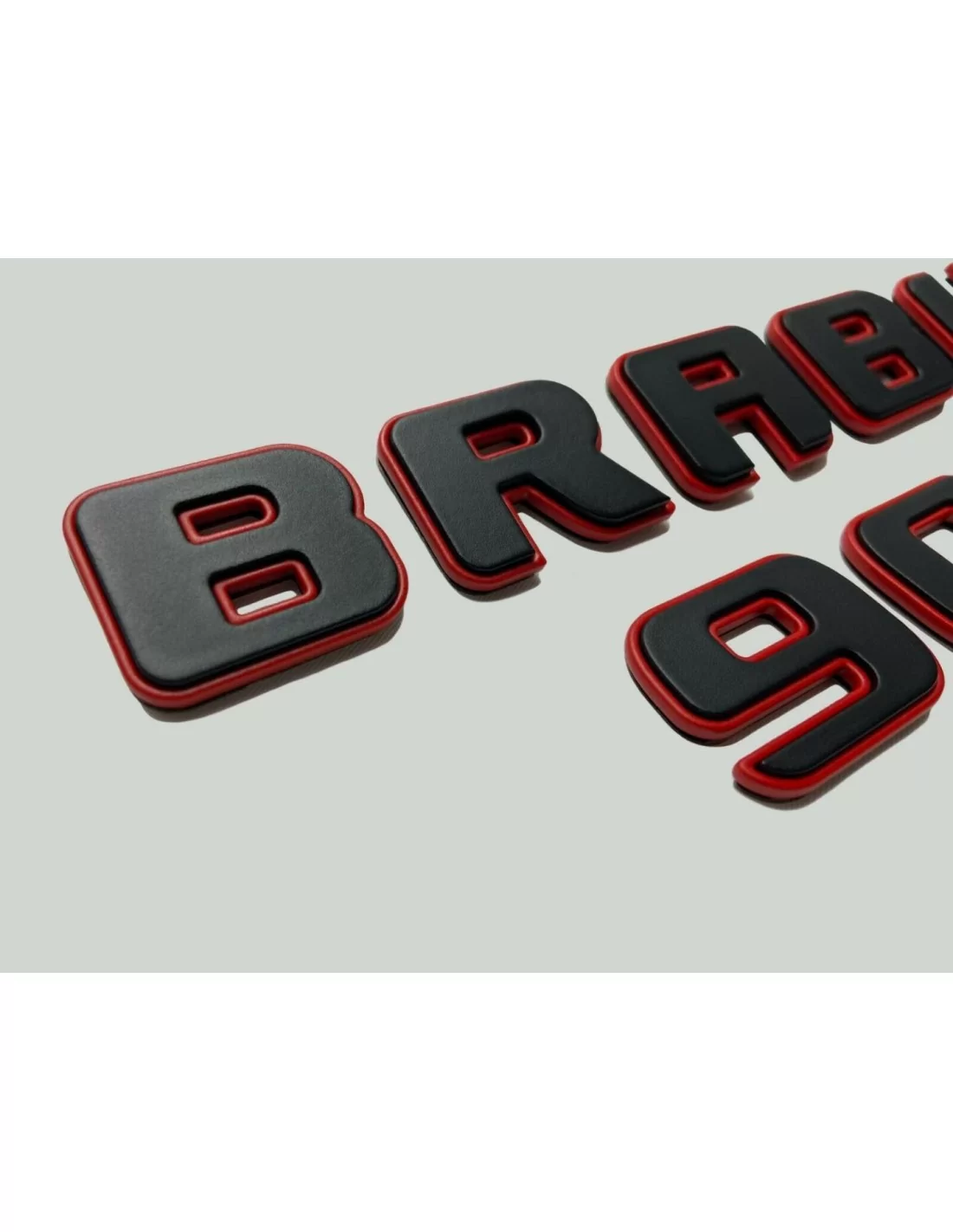 Metallic Brabus 900 Style rote Embleme Abzeichen Set für Mercedes-Benz Fahrzeuge Mercedes Benz, Embleme, logo & Emblems, Mercede