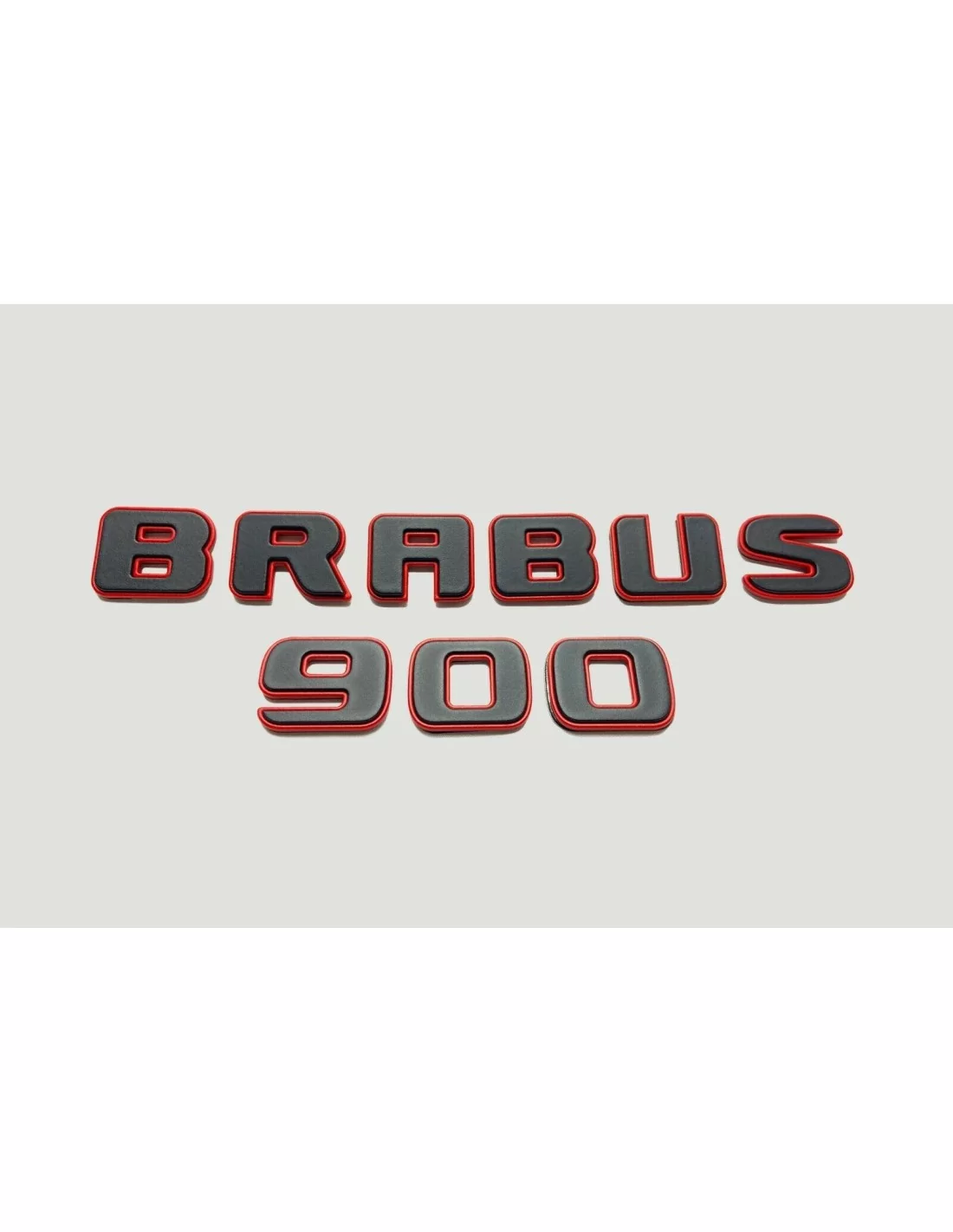 Metallic Brabus 900 Style rote Embleme Abzeichen Set für Mercedes-Benz Fahrzeuge Mercedes Benz, Embleme, logo & Emblems, Mercede