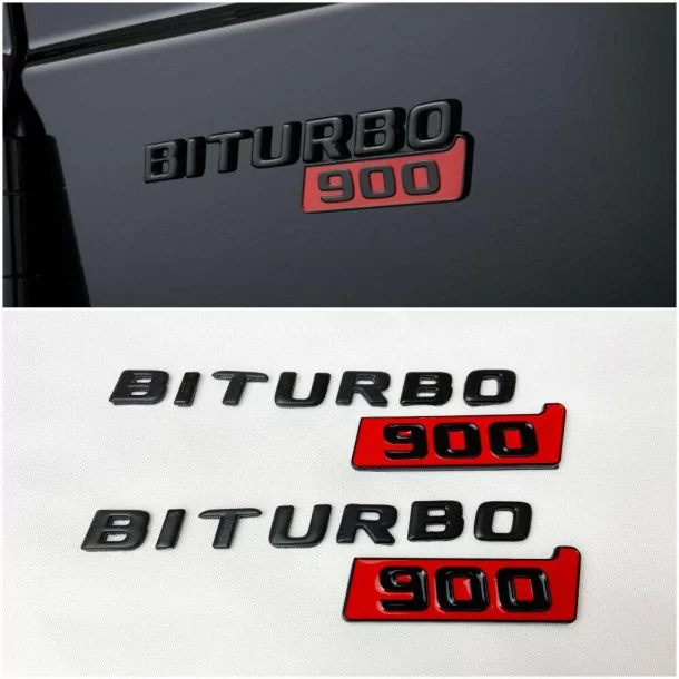  - Logos & Emblems - 用于梅赛德斯-奔驰汽车的金属色 Brabus BITURBO 900 侧板徽章套件 - 1 - 在 Tuneverse 购买适用于梅赛德斯的金属 Brabus BITURBO 900 侧板徽章套装！让您的爱车焕然一