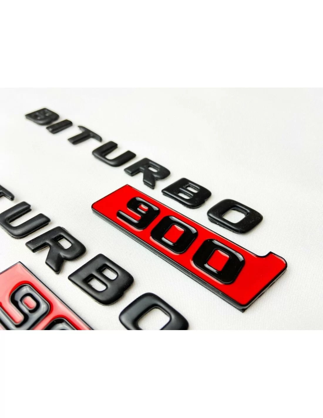  - logo & Emblems - Набір металевих значків з логотипом Brabus BITURBO 900 Side Plate для автомобілів Mercedes-Benz - 3 - Купіть