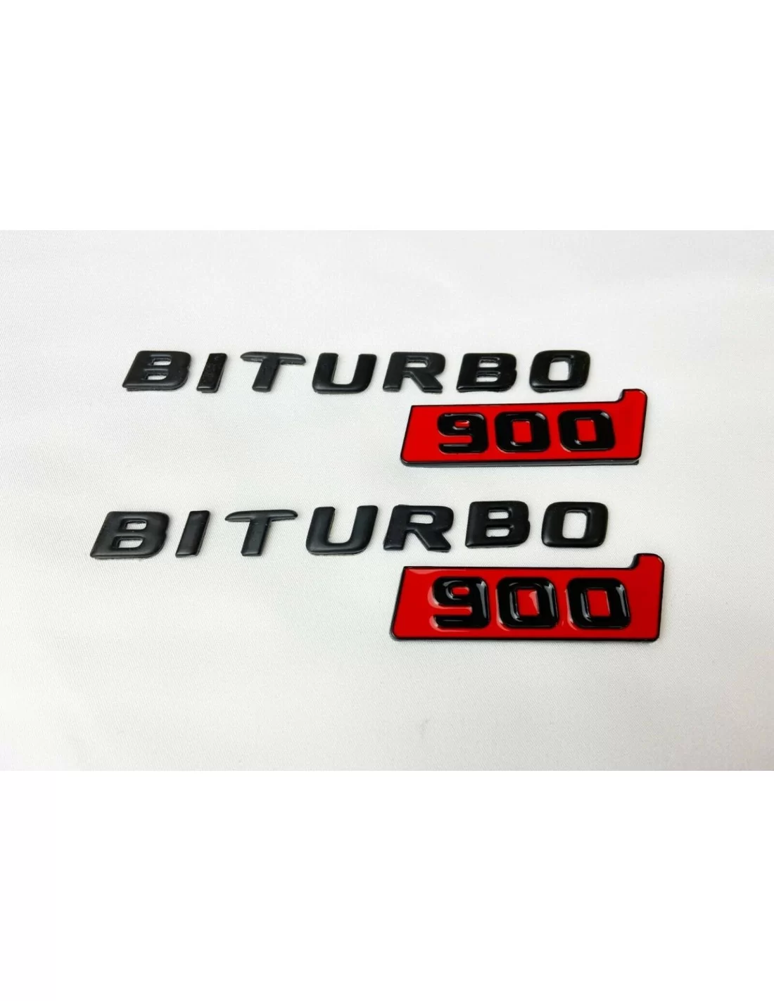  - logo & Emblems - Набір металевих значків з логотипом Brabus BITURBO 900 Side Plate для автомобілів Mercedes-Benz - 7 - Купіть