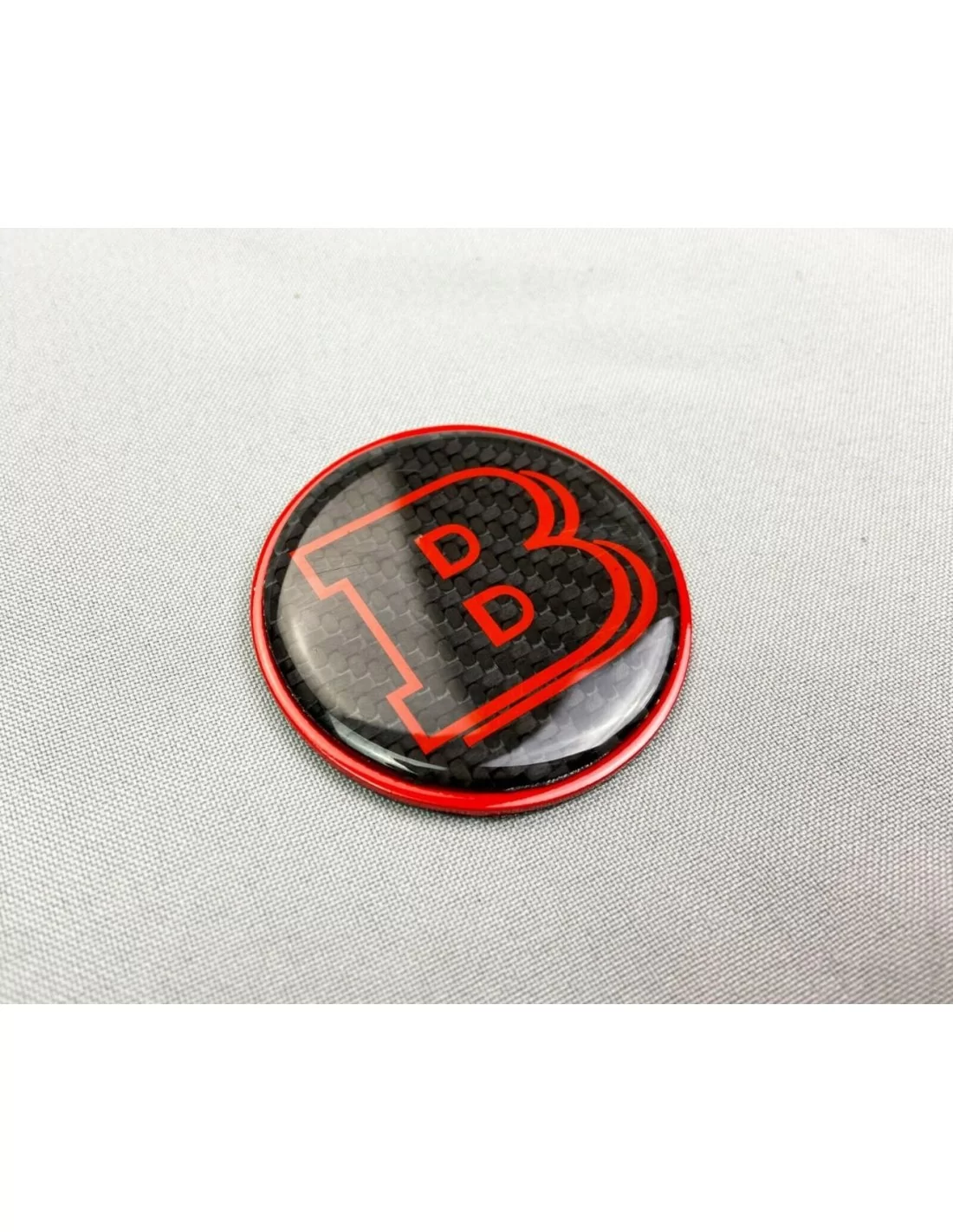 - Logos & Emblems - 2-component RED metallic with carbon Brabus badge logo emblem for hood scoop Mercedes-Benz cars - 2 - Buy t  - Logos & Emblems - 2-component RED metallic with carbon Brabus badge logo emblem for hood scoop Mercedes-Benz cars - 2 - Buy t