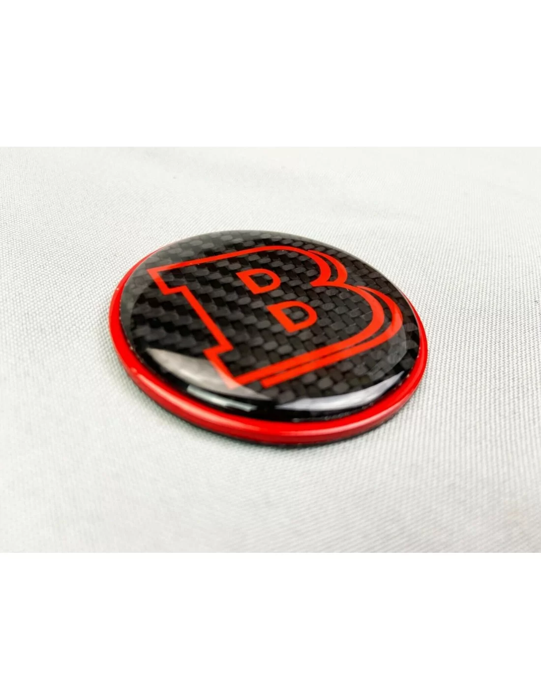 - Logos & Emblems - 2-component RED metallic with carbon Brabus badge logo emblem for hood scoop Mercedes-Benz cars - 8 - Buy t  - Logos & Emblems - 2-component RED metallic with carbon Brabus badge logo emblem for hood scoop Mercedes-Benz cars - 8 - Buy t