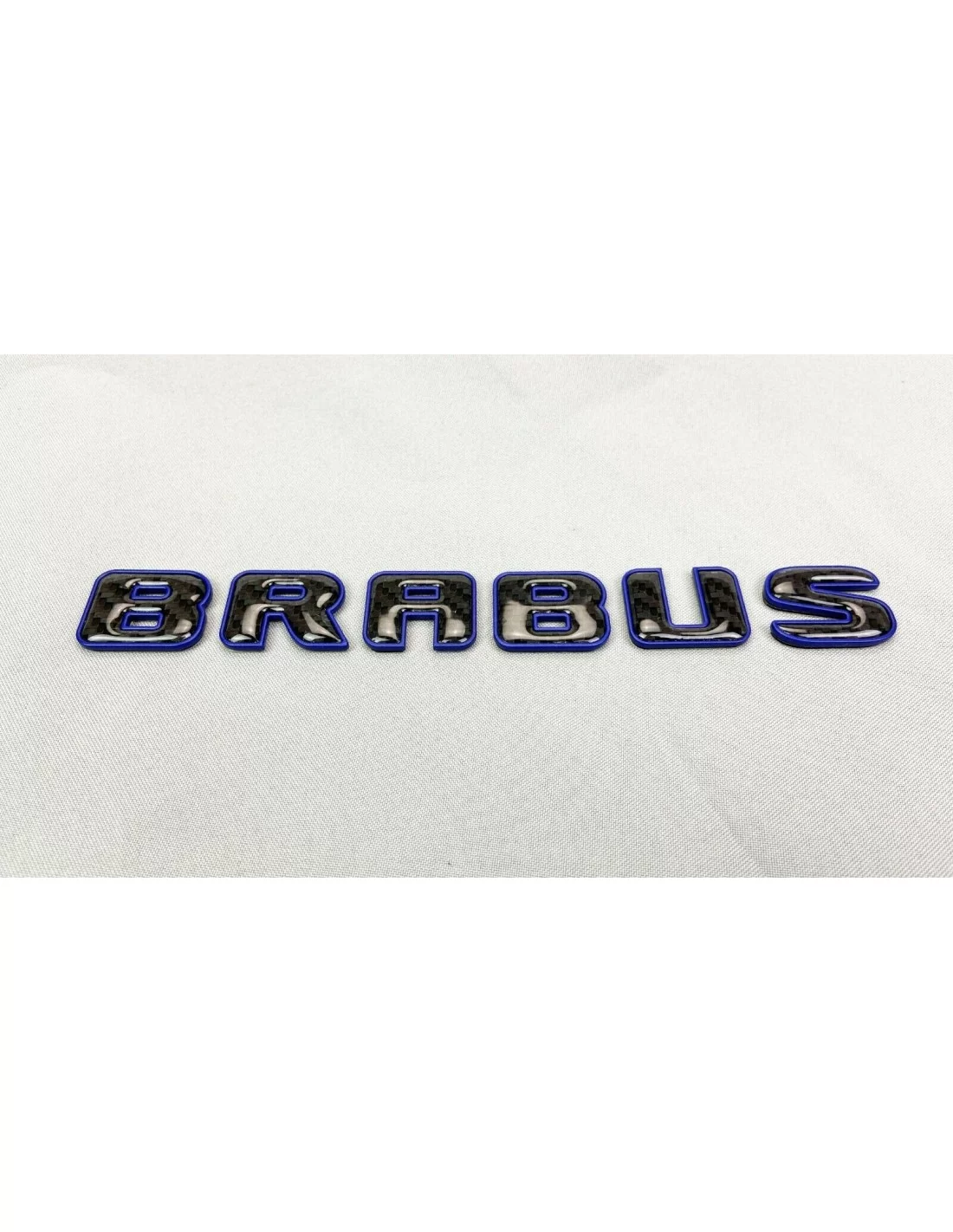  - logo & Emblems - Emblema Brabus Style logo BLU metallizzato con carbonio per auto Mercedes-Benz - 6 - Acquista il Brabus Styl