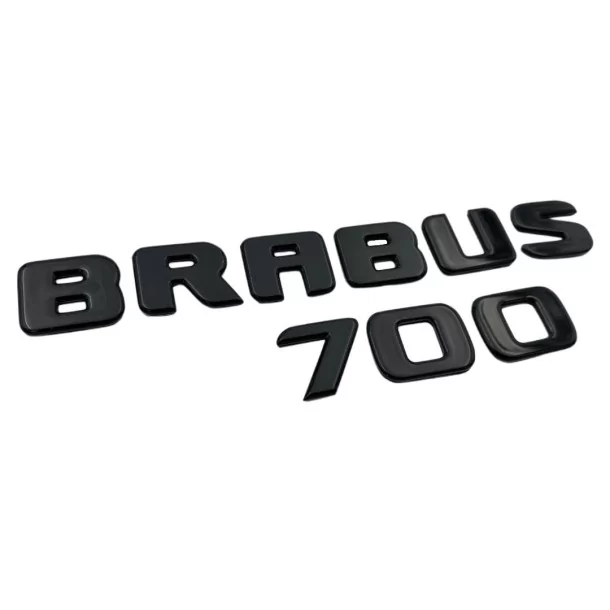  - Logos & Emblems - 用于梅赛德斯-奔驰（Mercedes-Benz）汽车的金属色 Brabus 700 风格黑色徽标徽章 - 1 - 在 Tuneverse 购买适用于梅赛德斯-奔驰的 Metallic Brabus 700 Styl
