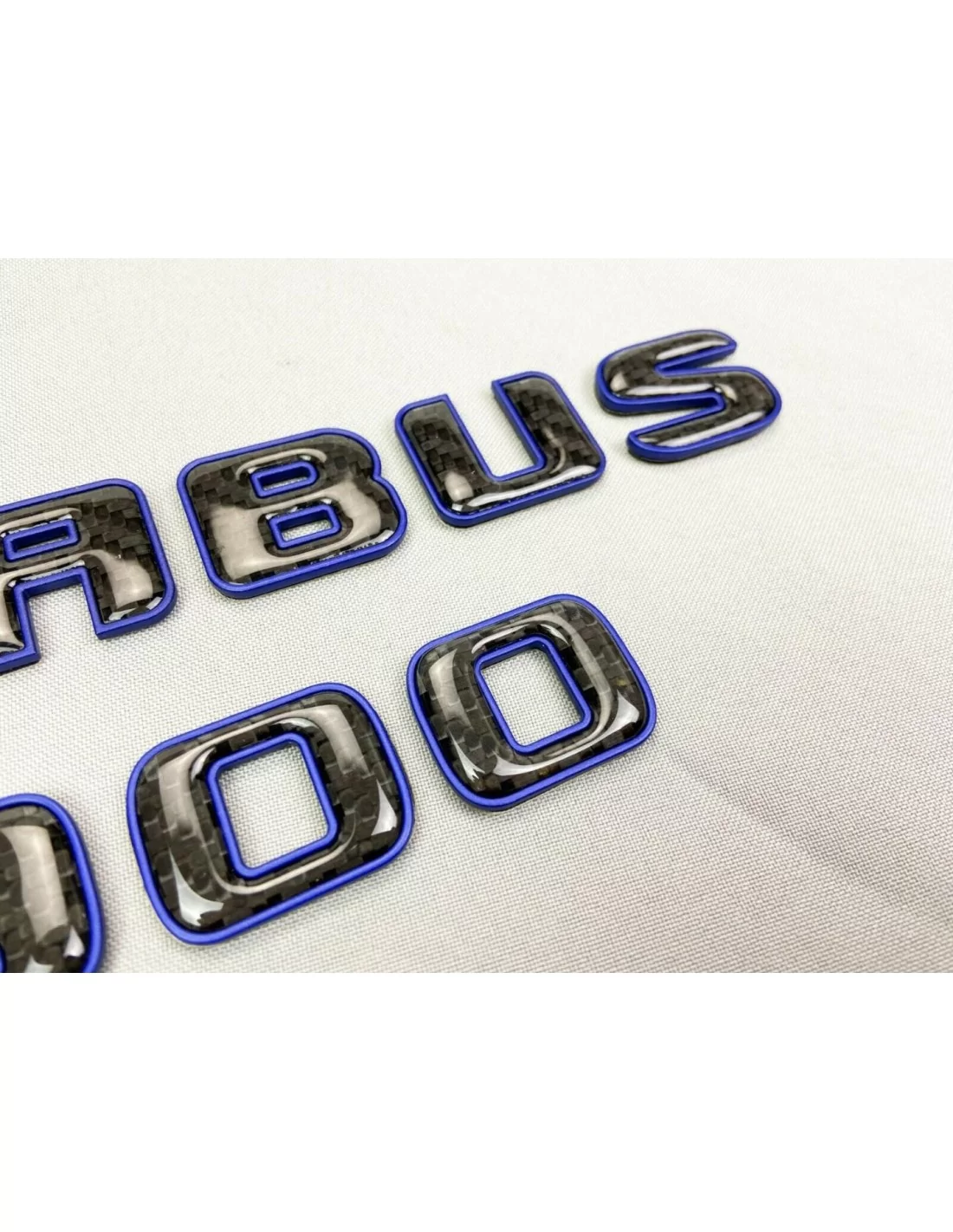  - logo & Emblems - Logotipo Brabus 900 Style Azul metálico con carbono para automóviles Mercedes-Benz - 2 - ¡Compre el Brabus 9