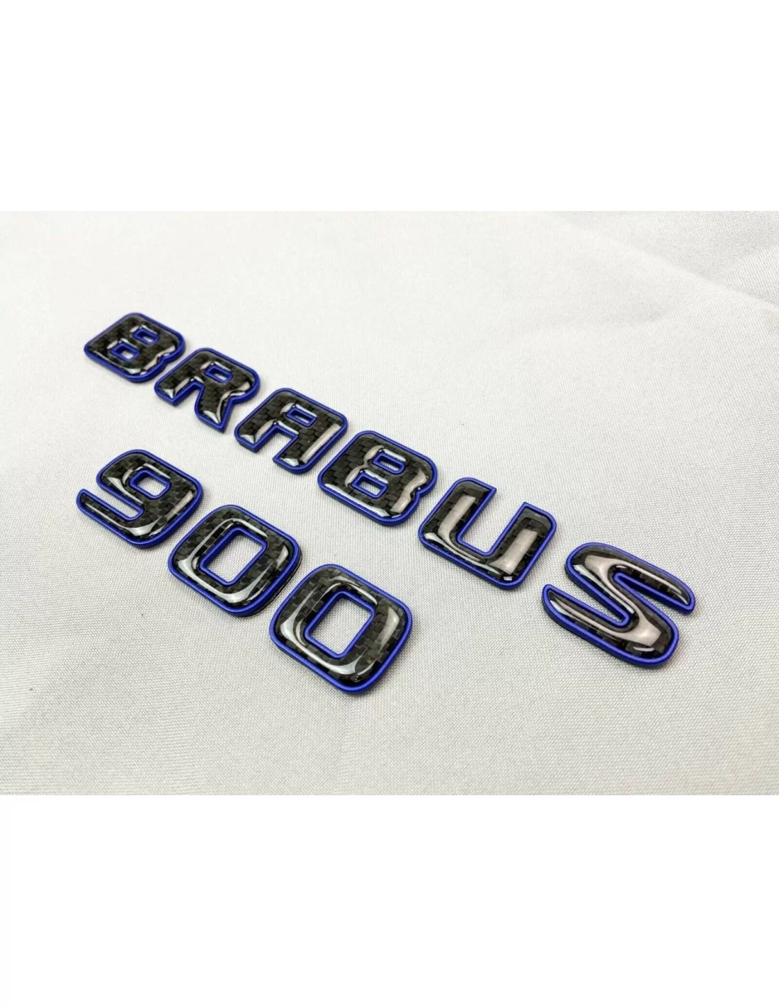  - logo & Emblems - Logotipo Brabus 900 Style Azul metálico con carbono para automóviles Mercedes-Benz - 6 - ¡Compre el Brabus 9