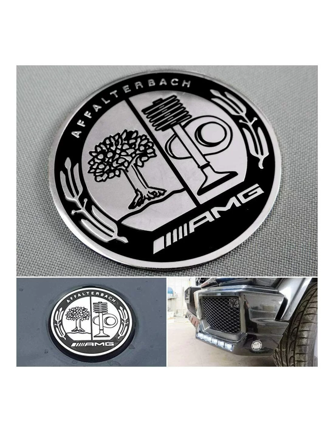 - Logos & Emblems - AMG Affalterbach Style logotypmärke i metall för Mercedes-Benz bilar - 1 - Köp Metallic AMG Affalterbach St - Logos & Emblems - AMG Affalterbach Style logotypmärke i metall för Mercedes-Benz bilar - 1 - Köp Metallic AMG Affalterbach St