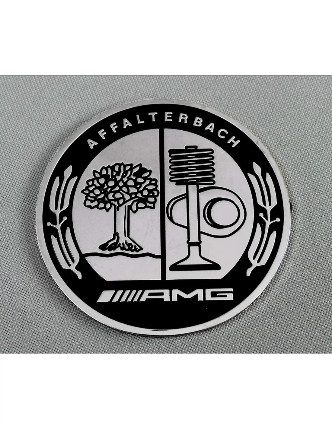  - logo & Emblems - Metallic AMG Affalterbach Style Logo-Plakette für Mercedes-Benz Fahrzeuge - 3 - Kaufen Sie die Metallic AMG 