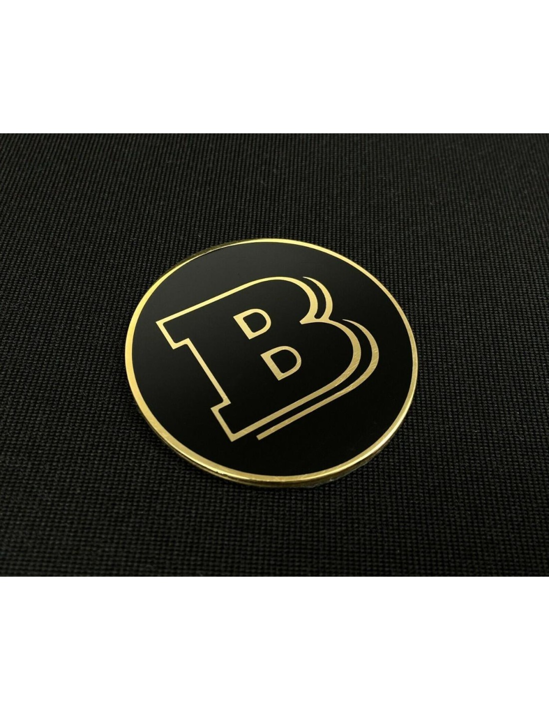 - Logos & Emblems - Black Metallic Hood Scoop Golden Badge Logo Emblem for Mercedes-Benz cars - 1 - Buy the Black Metallic Hood  - Logos & Emblems - Black Metallic Hood Scoop Golden Badge Logo Emblem for Mercedes-Benz cars - 1 - Buy the Black Metallic Hood