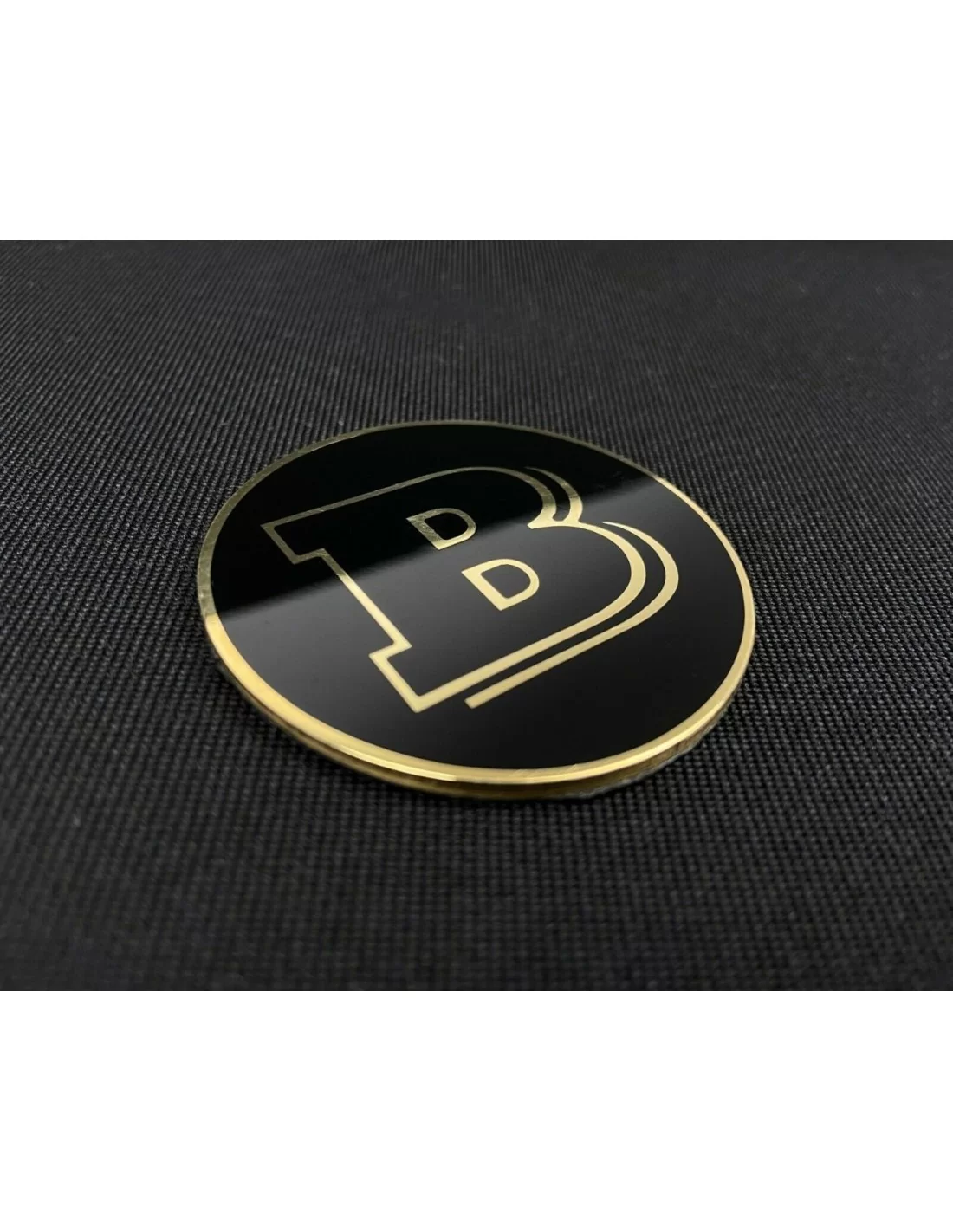 - Logos & Emblems - Black Metallic Hood Scoop Golden Badge Logo Emblem for Mercedes-Benz cars - 3 - Buy the Black Metallic Hood  - Logos & Emblems - Black Metallic Hood Scoop Golden Badge Logo Emblem for Mercedes-Benz cars - 3 - Buy the Black Metallic Hood