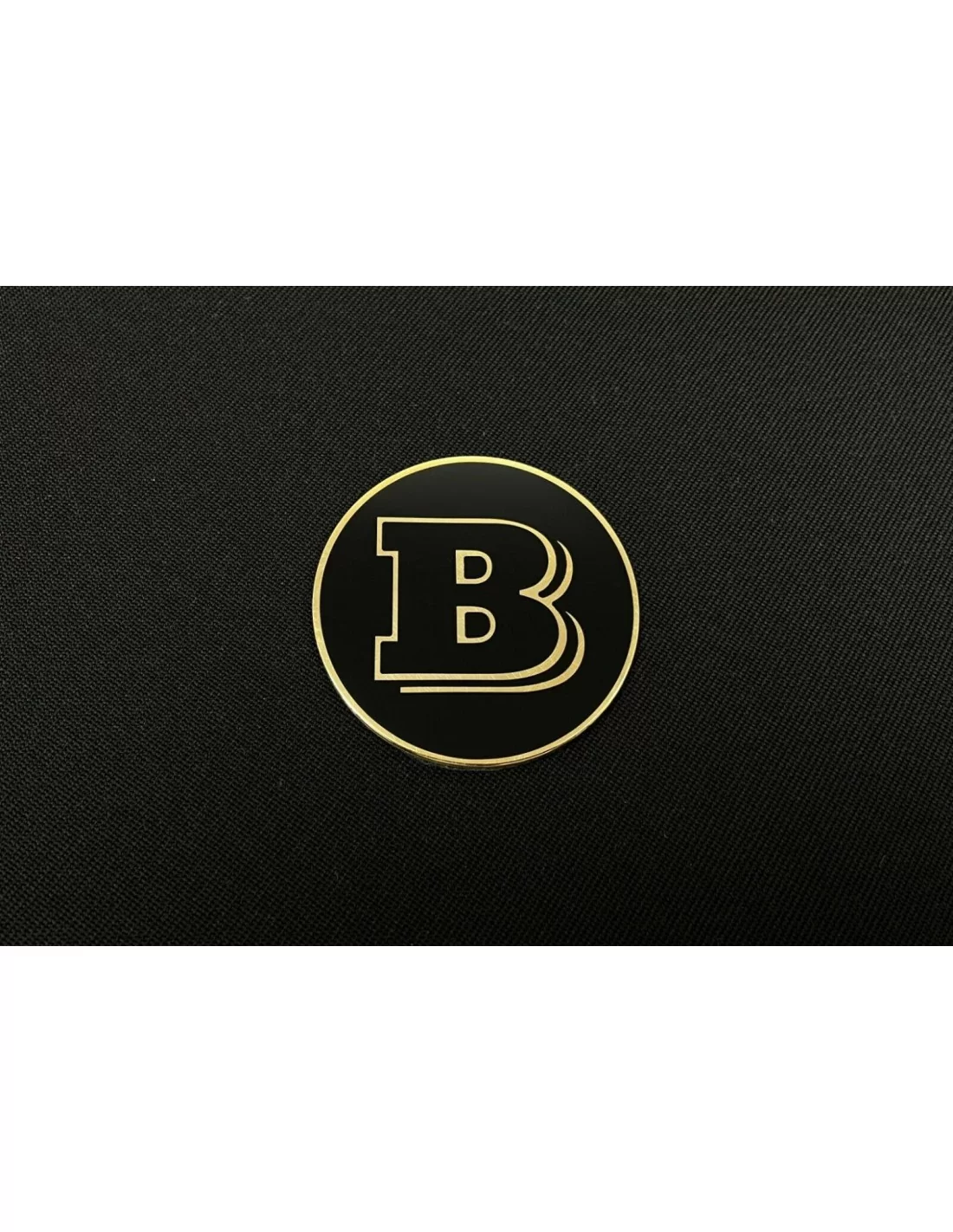  - Logos & Emblems - Emblema do logótipo do emblema dourado do capô metálico preto para automóveis Mercedes-Benz - 4 - Compre o 