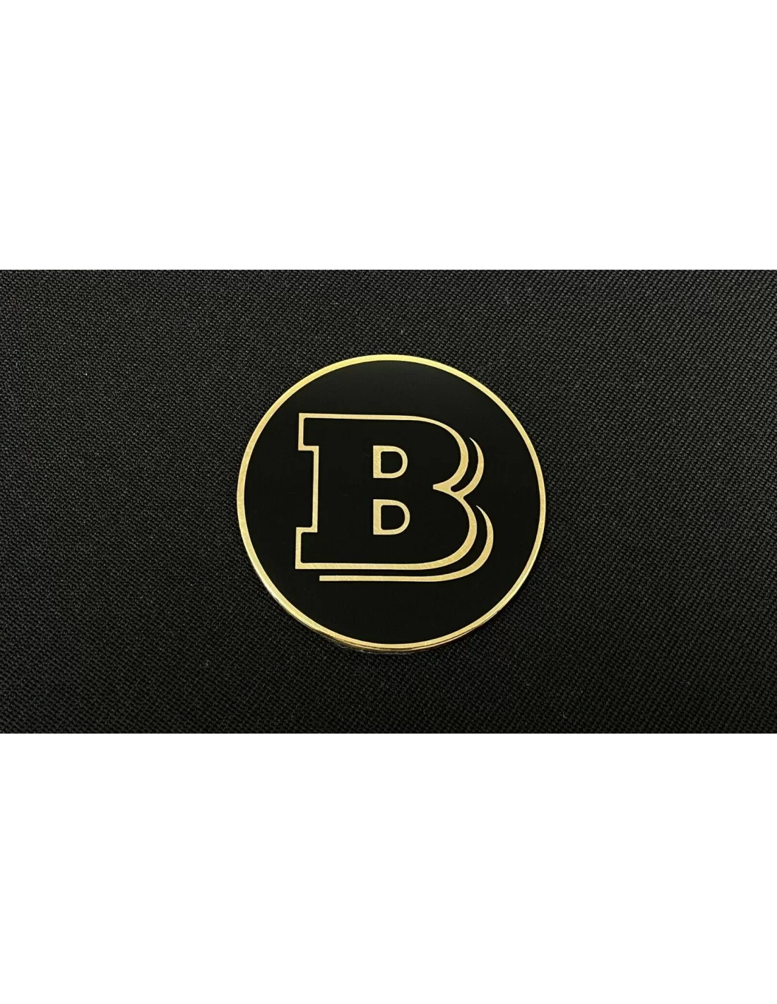  - Logos & Emblems - Emblema do logótipo do emblema dourado do capô metálico preto para automóveis Mercedes-Benz - 5 - Compre o 