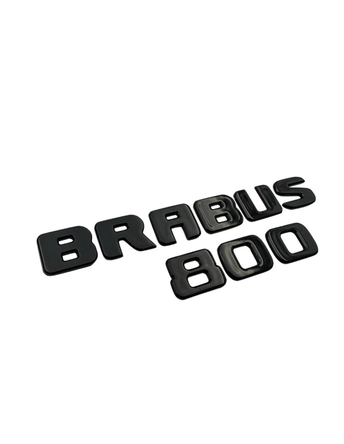  - logo & Emblems - Metaliczny czarny emblemat z logo Brabus 800 do samochodów Mercedes-Benz - 1 - Kup metaliczną plakietkę z cz