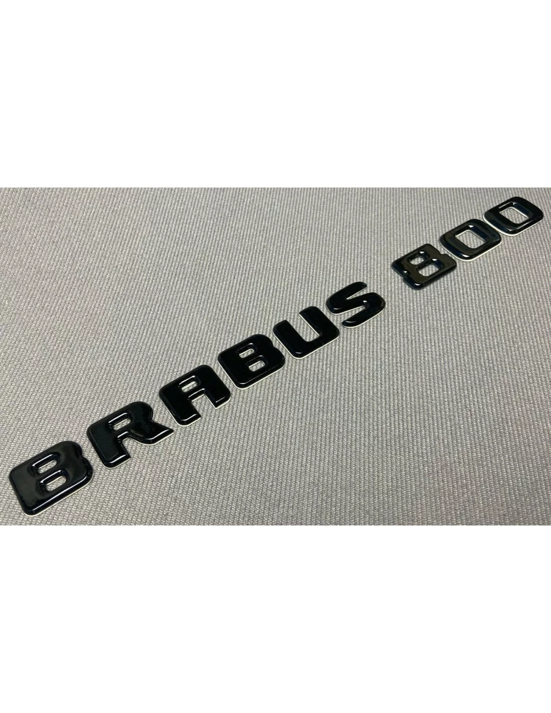  - logo & Emblems - Metallic Brabus 800 Stil schwarzes Emblem Logo-Plakette für Mercedes-Benz Fahrzeuge - 2 - Kaufen Sie das Met