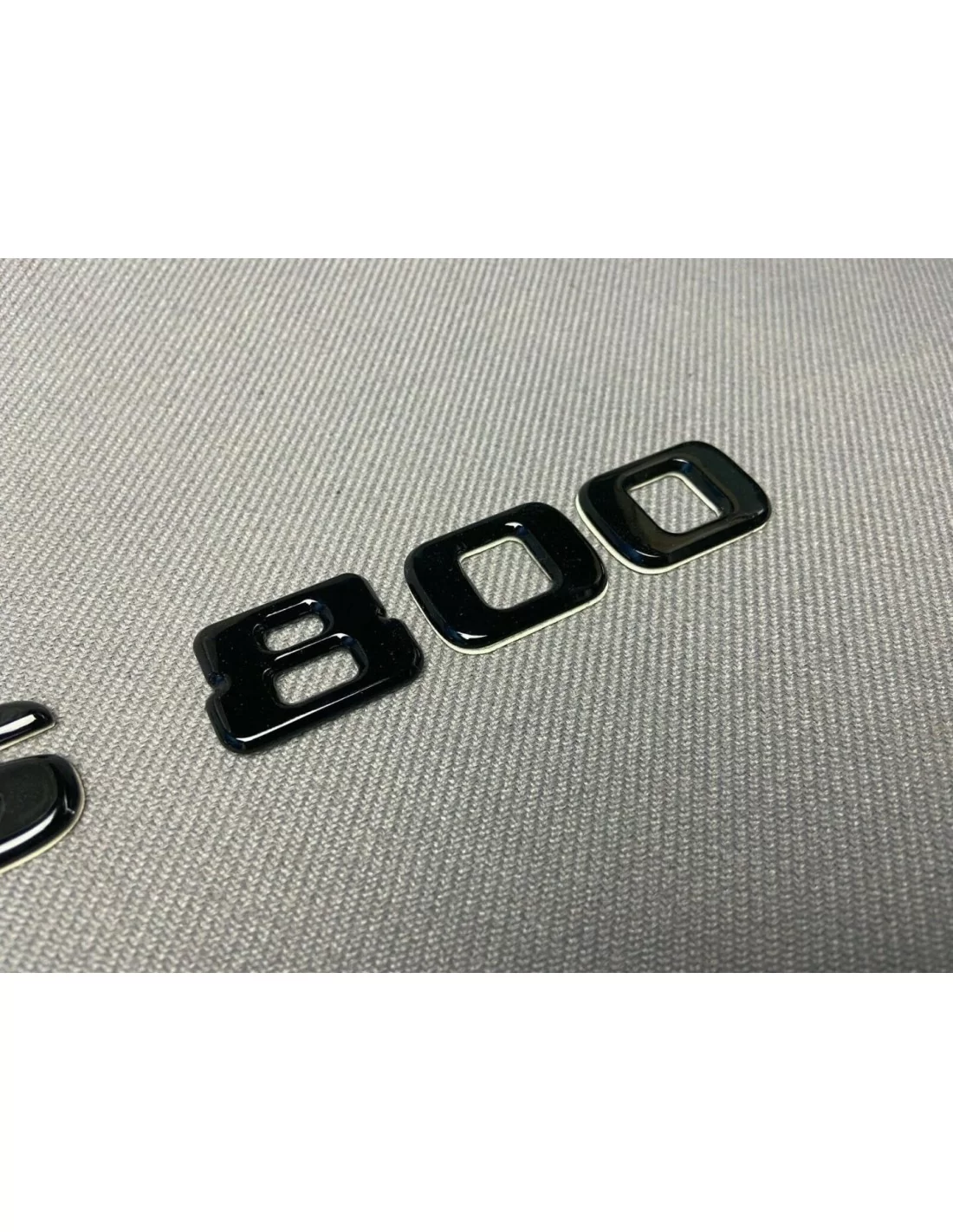  - logo & Emblems - Metallic Brabus 800 Stil schwarzes Emblem Logo-Plakette für Mercedes-Benz Fahrzeuge - 3 - Kaufen Sie das Met