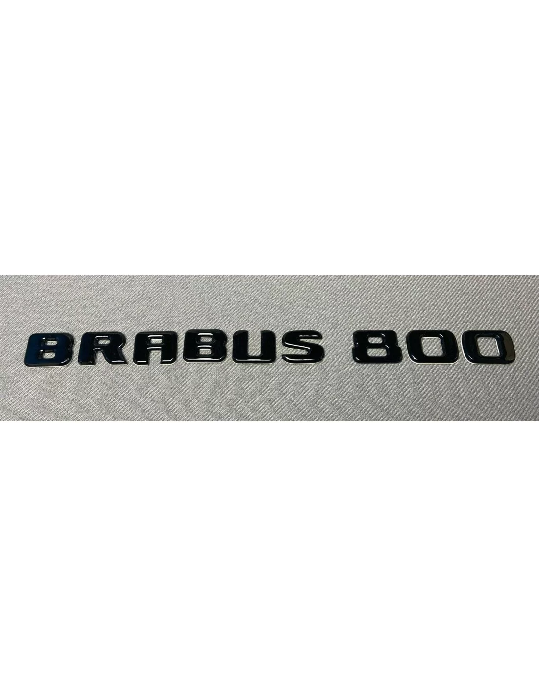  - Logos & Emblems - Metallic Brabus 800 style black emblem logo badge for Mercedes-Benz cars - 9 - Buy the Metallic Brabus 800 