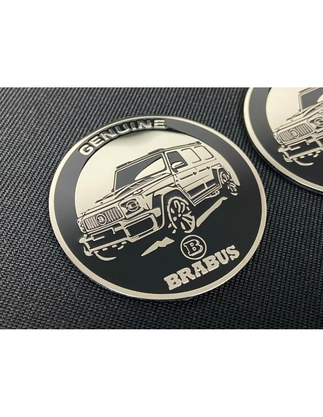 - logo & Emblems - Металевий оригінальний логотип у стилі Brabus для стійок салону Mercedes-Benz W463A W464 G-Class - 4 - Купіт - logo & Emblems - Металевий оригінальний логотип у стилі Brabus для стійок салону Mercedes-Benz W463A W464 G-Class - 4 - Купіт
