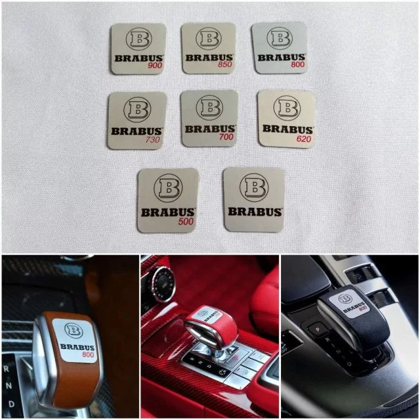  - Logos & Emblems - 用于梅赛德斯-奔驰 W463 G 级轿车的 Brabus 式换档徽标 - 1 - 在Tuneverse购买适用于梅赛德斯-奔驰W463 G级轿车的Brabus风格换档标识！通过这一时尚升级提升您的驾驶体验。立即订购