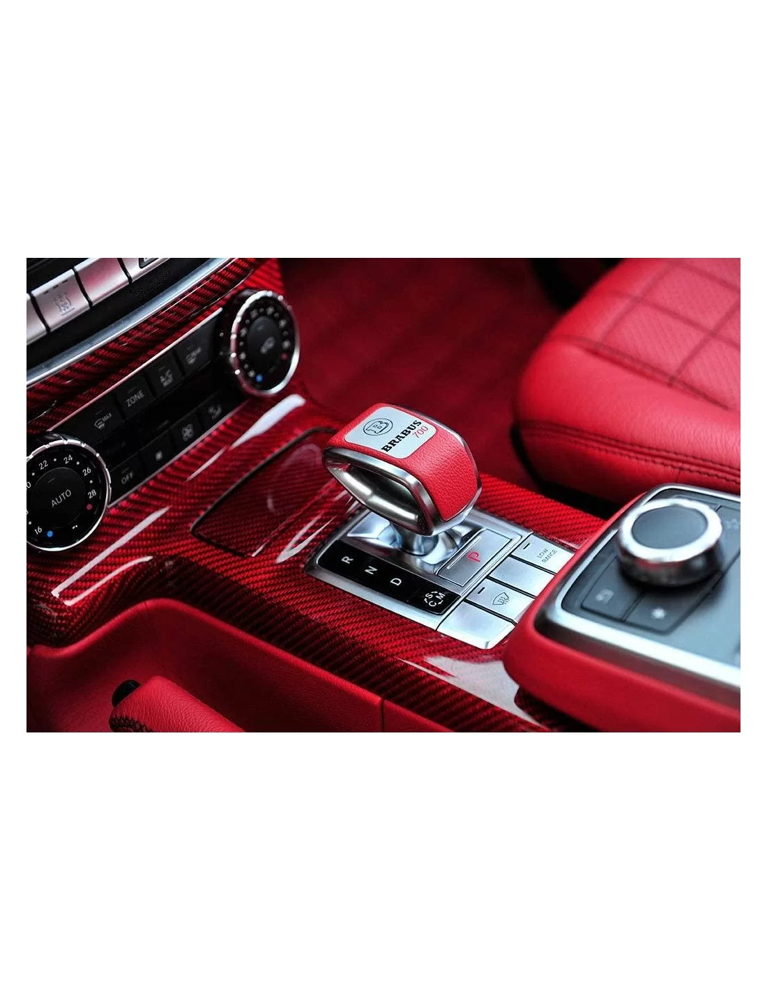  - logo & Emblems - Logo Brabus pour le levier de vitesse de la Mercedes-Benz W463 Classe G - 2 - Achetez le logo Brabus Style G