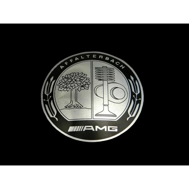  - logo & Emblems - Insigne de logo de pommeau de levier de vitesse AMG Affalterbach Style métallisé pour voitures Mercedes-Benz