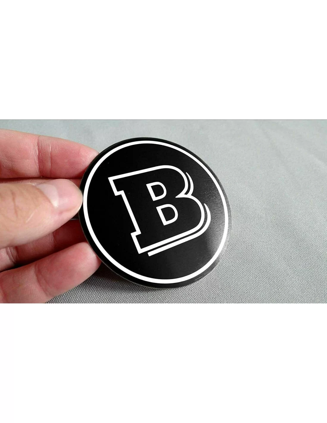  - logo & Emblems - Emblema de motor negro estilo Brabus metálico para coches Mercedes-Benz - 2 - Compre el emblema metálico Bra