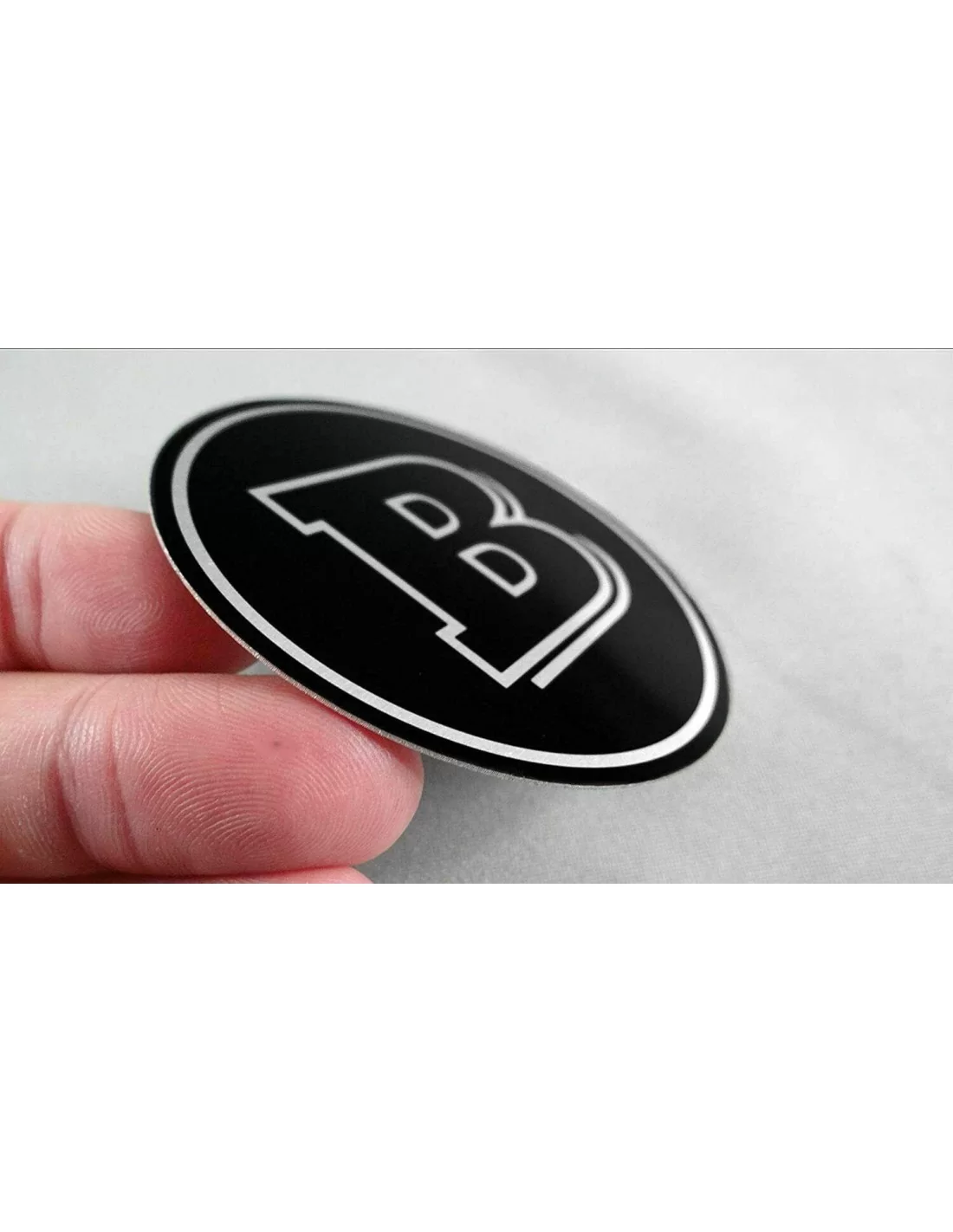 - logo & Emblems - Emblema de motor negro estilo Brabus metálico para coches Mercedes-Benz - 4 - Compre el emblema metálico Bra