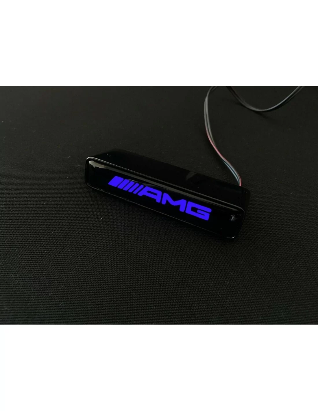 - logo & Emblems - Накладка на решітку радіатора AMG Style BLUE з підсвічуванням логотипу для автомобілів Mercedes-Benz - 8 - К  - logo & Emblems - Накладка на решітку радіатора AMG Style BLUE з підсвічуванням логотипу для автомобілів Mercedes-Benz - 8 - К