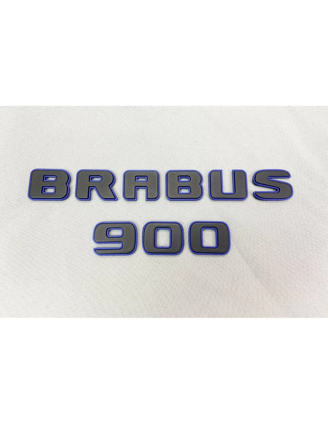  - logo & Emblems - Set de badges métalliques Brabus 900 BLUE pour voitures Mercedes-Benz - 4 - Achetez le set de badges Metalli