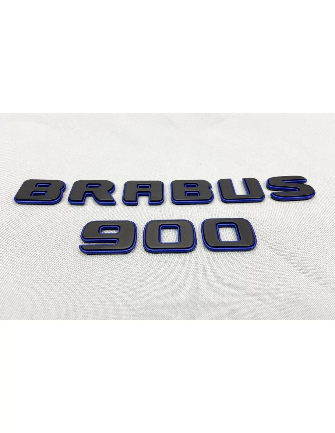  - logo & Emblems - Set de badges métalliques Brabus 900 BLUE pour voitures Mercedes-Benz - 5 - Achetez le set de badges Metalli