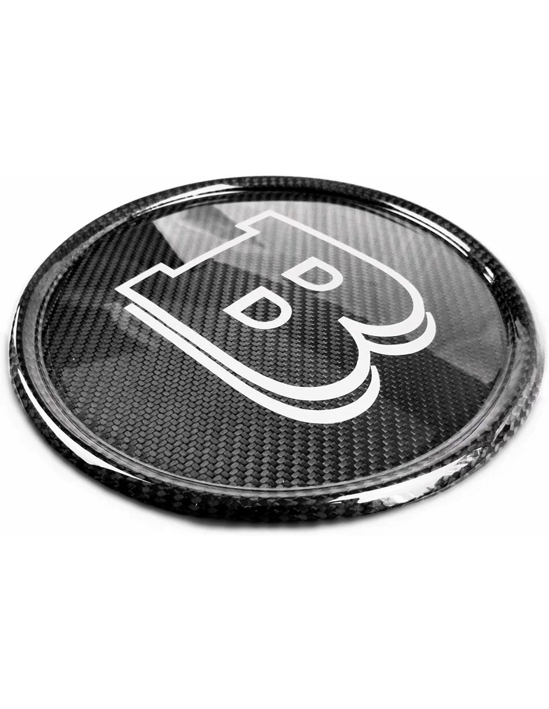 - Logos & Emblems - Fibra de Carbono Brabus Estilo Grelha dianteira cinzenta Logotipo do emblema para Mercedes-Benz W463A W464   - Logos & Emblems - Fibra de Carbono Brabus Estilo Grelha dianteira cinzenta Logotipo do emblema para Mercedes-Benz W463A W464