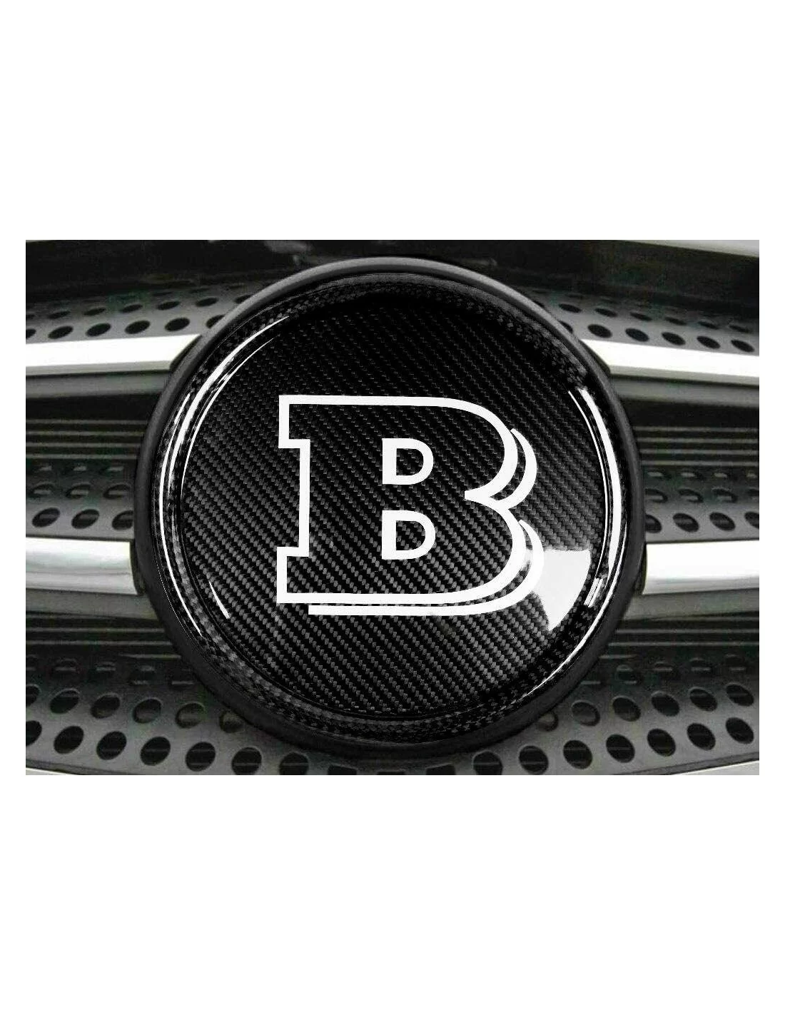 - logo & Emblems - Carbone Fibre Brabus Style Grey Front Grille Badge logo pour Mercedes-Benz W463A W464 - 8 - Achetez le logo   - logo & Emblems - Carbone Fibre Brabus Style Grey Front Grille Badge logo pour Mercedes-Benz W463A W464 - 8 - Achetez le logo