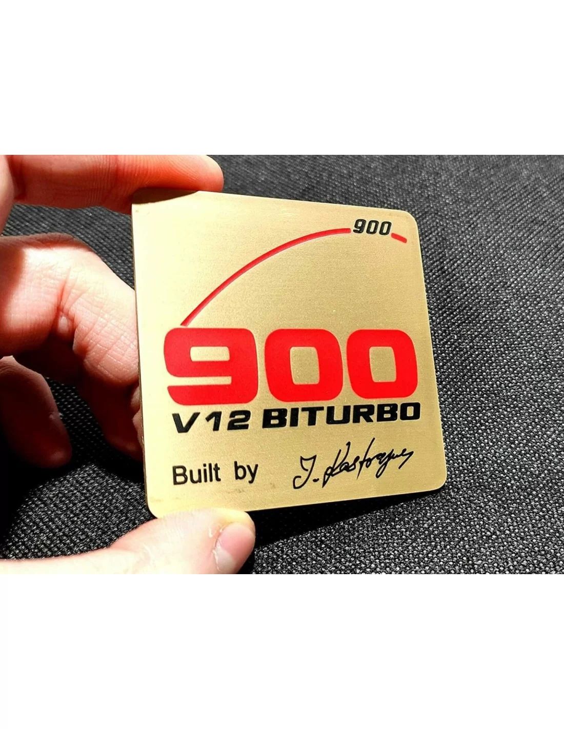  - Logos & Emblems - 用于梅赛德斯-奔驰汽车的金属 BRABUS 900 V12 BITURBO 发动机徽章徽标 - 1 - 在 Tuneverse 购买适用于梅赛德斯-奔驰汽车的金属 BRABUS 900 V12 BITURBO 发动