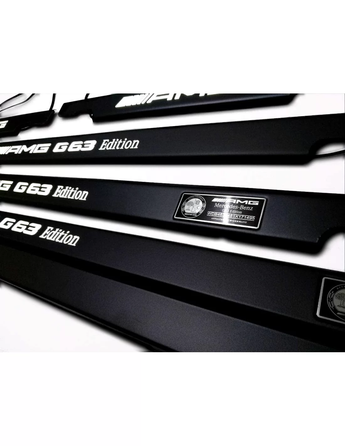  - Mercedes Benz - Soglie delle porte illuminate a LED G63 AMG Edition metallizzate per Mercedes-Benz G-Wagon W463 - 2 - Acquist