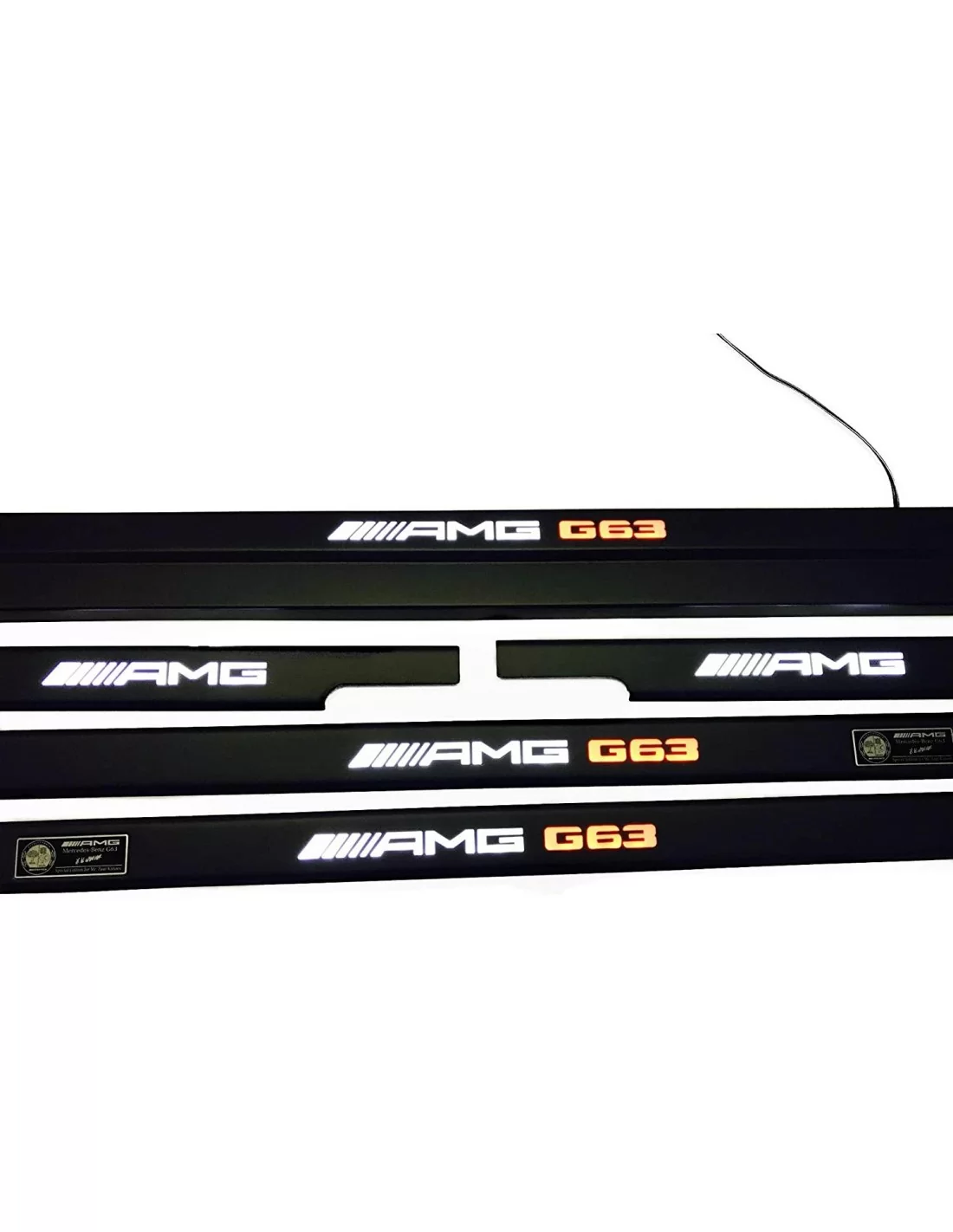  - Mercedes Benz - Metallic AMG G63 LED beleuchtete Einstiegsleisten für Mercedes-Benz G-Klasse W463 - 5 - AMG G63 LED beleuchte