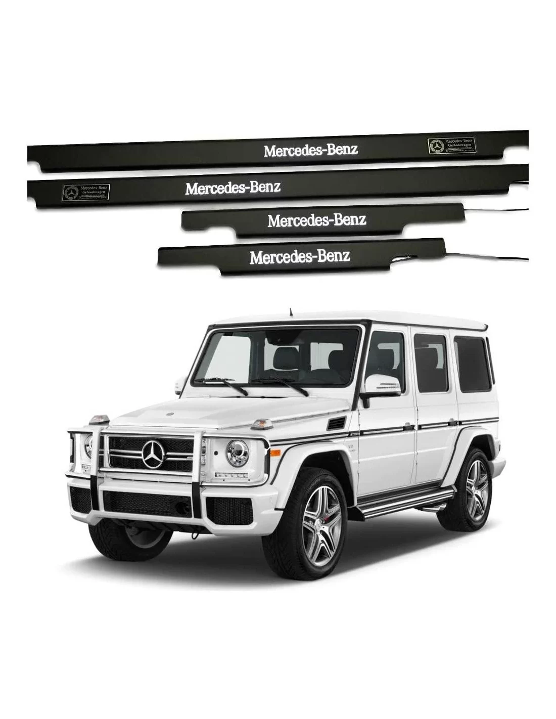 - Mercedes-Benz - 用于梅赛德斯-奔驰 G W463 的金属黑色哑光 LED 发光门踏板 - 1 - 在 Tuneverse 购买适用于梅赛德斯 W463 的金属黑哑光 LED 照明门踏板!今天就为您的爱车升级内饰,打造时尚现代的触感!⏳  - Mercedes-Benz - 用于梅赛德斯-奔驰 G W463 的金属黑色哑光 LED 发光门踏板 - 1 - 在 Tuneverse 购买适用于梅赛德斯 W463 的金属黑哑光 LED 照明门踏板!今天就为您的爱车升级内饰,打造时尚现代的触感!⏳