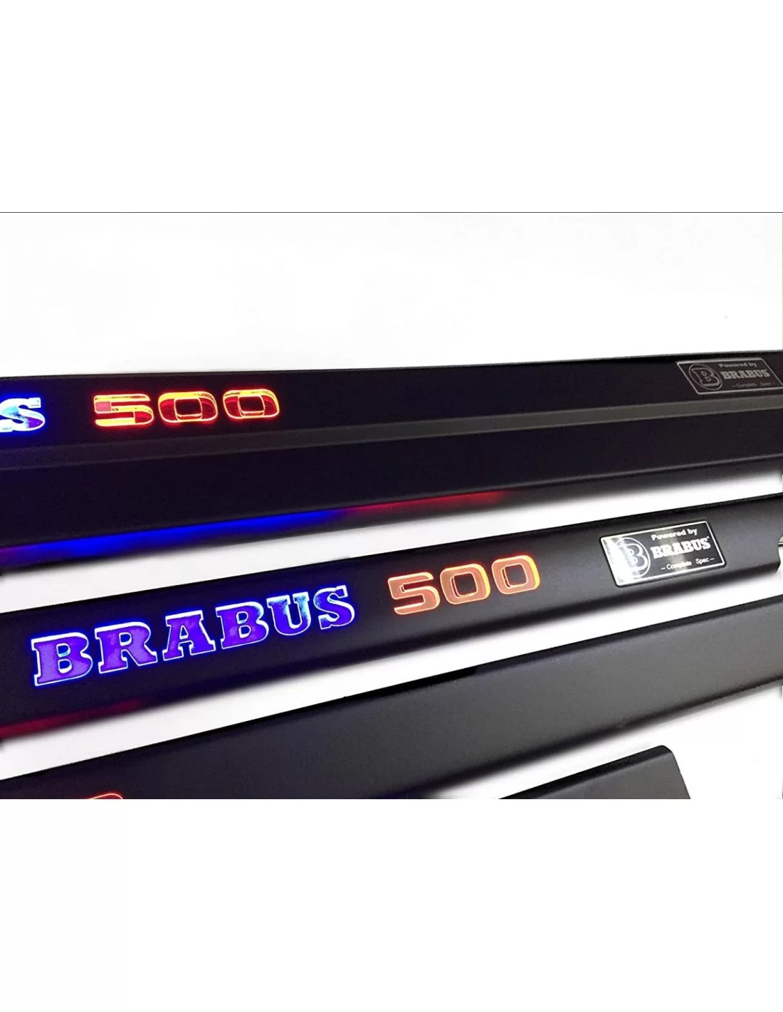 - Mercedes-Benz - Metallic Brabus 500 LED Illuminated Door Sills for Mercedes-Benz W463 - 4 - Buy metallic Brabus 500 LED illum - Mercedes-Benz - Metallic Brabus 500 LED Illuminated Door Sills for Mercedes-Benz W463 - 4 - Buy metallic Brabus 500 LED illum