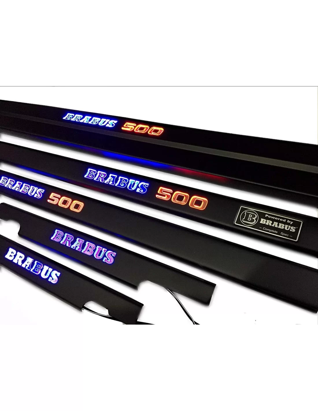 - Mercedes-Benz - Metallic Brabus 500 LED verlichte dorpels voor Mercedes-Benz W463 - 5 - Koop metallic Brabus 500 LED verlicht - Mercedes-Benz - Metallic Brabus 500 LED verlichte dorpels voor Mercedes-Benz W463 - 5 - Koop metallic Brabus 500 LED verlicht