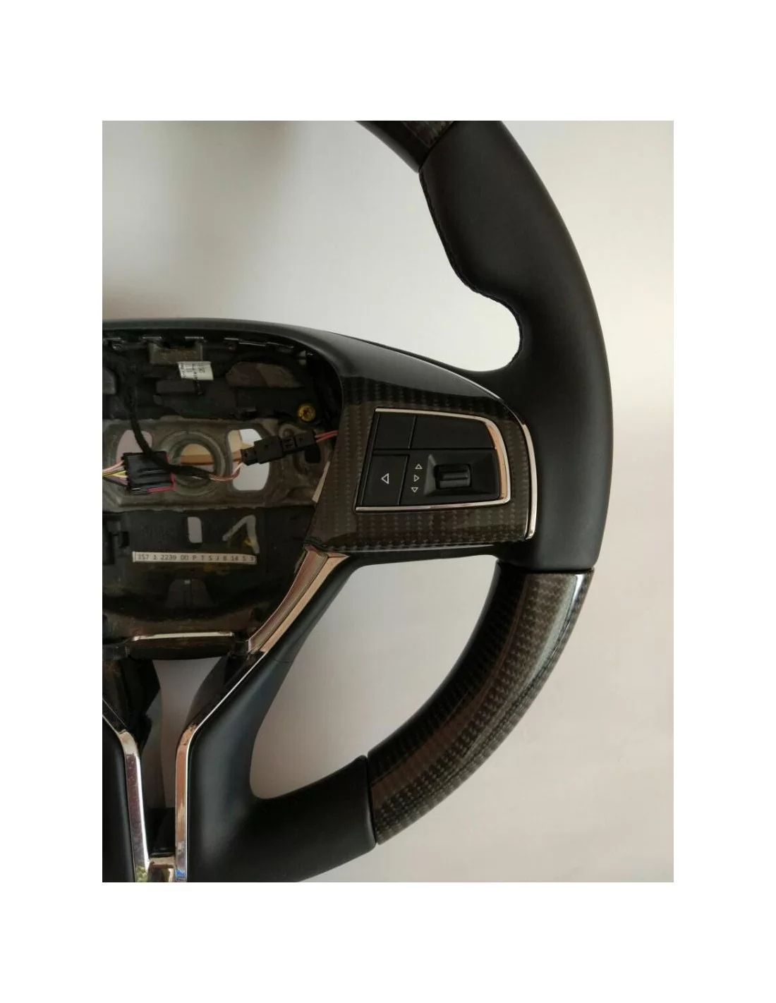  - Steering Wheels - Maserati Ghibli Levante Quattroporte Steering Wheel Carbon Leather - 6 - Upgrade your Maserati Ghibli, Leva
