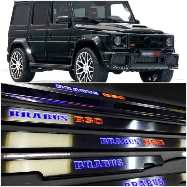  - Mercedes-Benz - メルセデス・ベンツ Gワゴン W463用 ブラバス 850 LEDイルミネーテッドドアシル メタリック - 1 - Mercedes-Benz メルセデス・ベンツ Gワゴン W463用 ブラバス 850 LEDイルミネ