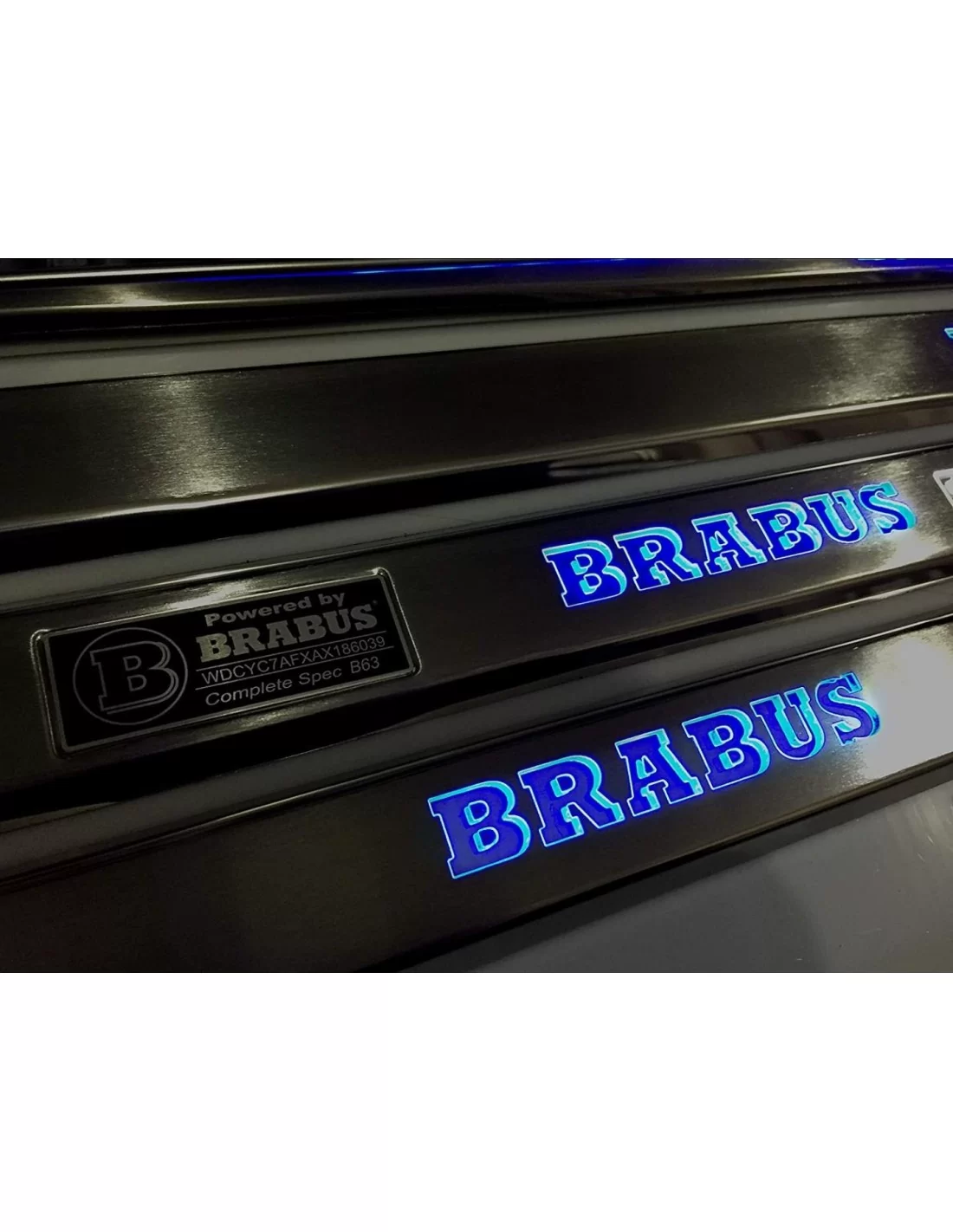 - Mercedes-Benz - Metallic Brabus B63 LED Illuminated Door Sills for Mercedes-Benz G-Wagon W463 5 pcs - 5 - Buy metallic Brabus  - Mercedes-Benz - Metallic Brabus B63 LED Illuminated Door Sills for Mercedes-Benz G-Wagon W463 5 pcs - 5 - Buy metallic Brabus